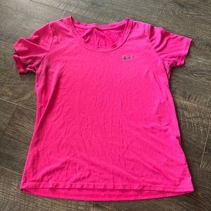 Hot pink Nike Dri-fit tee